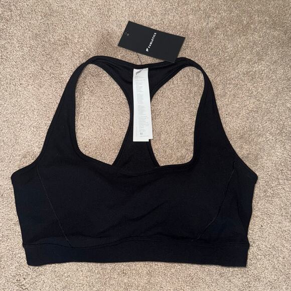 New Fabletics Essential Medium Impact Sports Bra Women's Black size M - Picture 4 of 7